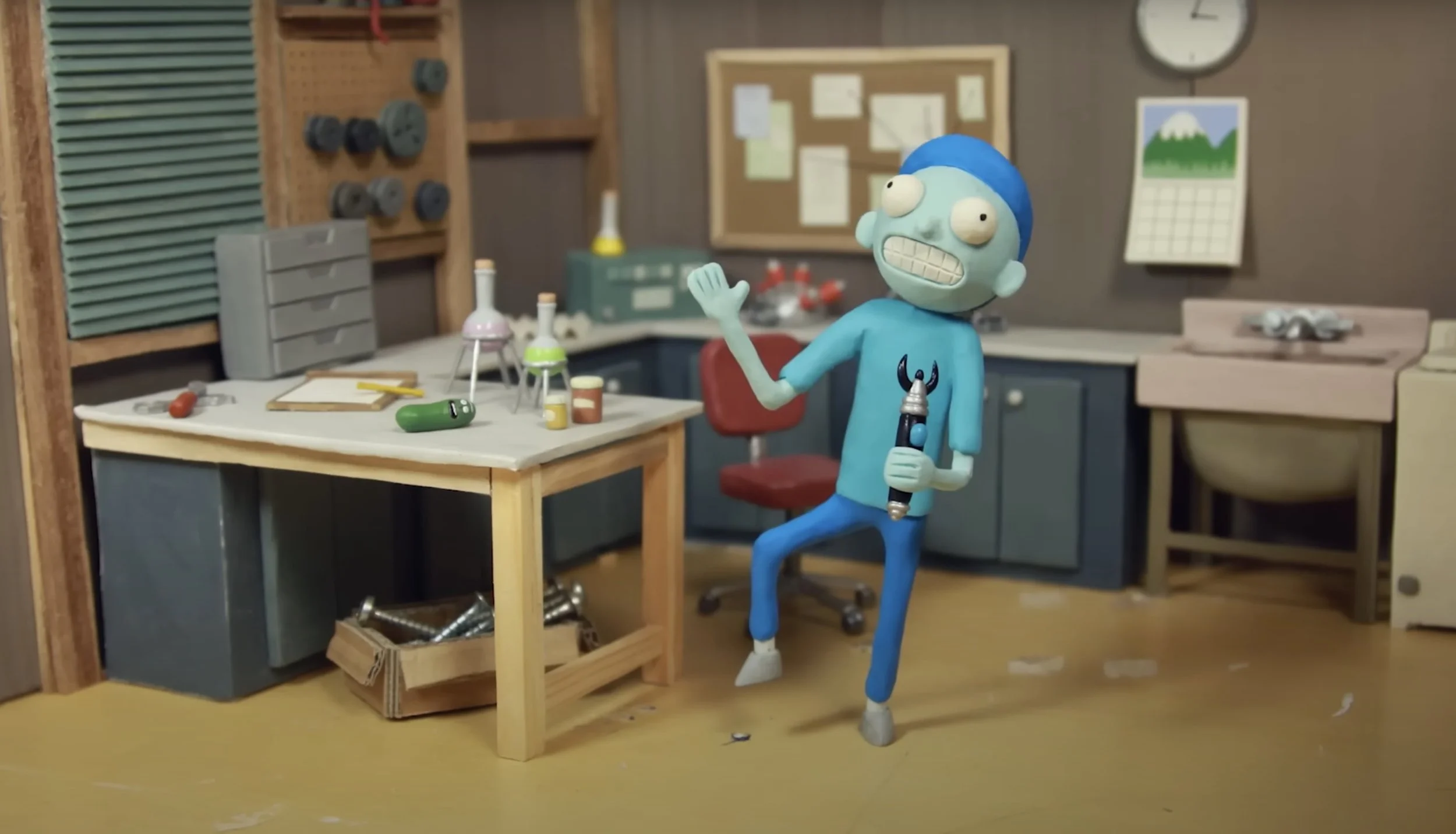 Morty tackles chaos in a fresh stop-motion promo for Rick and Morty Season 8